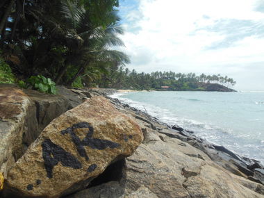Graffiti Wall in Sri lanka - Photo by GoldenBrownS - GBS, AR, AR´S (2012)