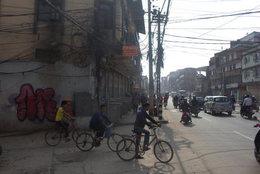 Graffiti Wall in Syaphru - Photo by GoldenBrownS - GBS, Street, Nepal (2015)