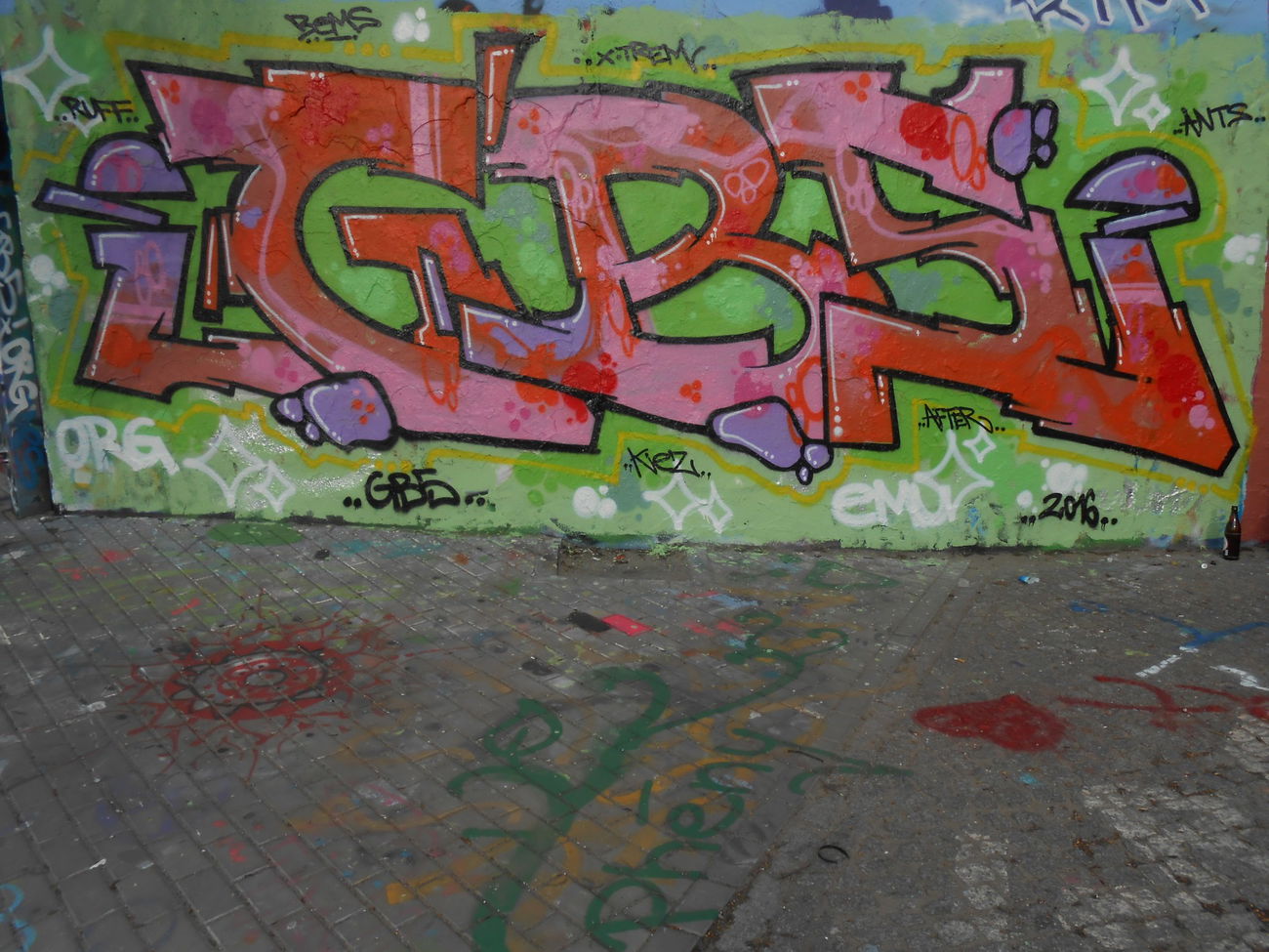 Graffiti Wall in Deutschland - Photo by GoldenBrownS - GBS, AR, ARS (2016)