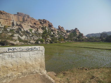 Graffiti Artwork in Indien - Photo by GoldenBrownS - GBS, Street, India