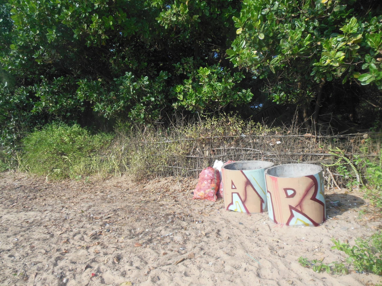 Graffiti Wall in Indien - Photo by GoldenBrownS - GBS, AR, AR´S