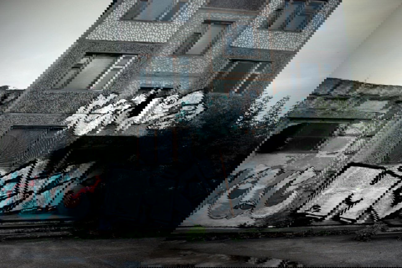 Graffiti Bombing in Saint Petersburg - Photo by Golod