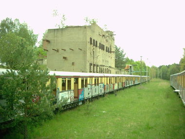 Graffiti Train in Eberswalde - Photo by Goodfellaz (2003)