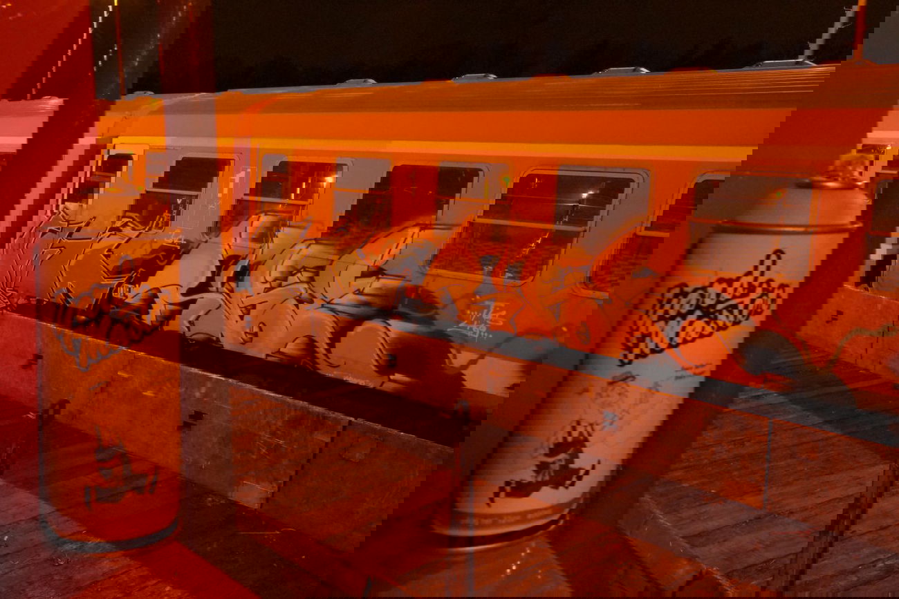 Graffiti Train in Berlin - Photo by Goodfellaz - Phek, Rigoe (2014)