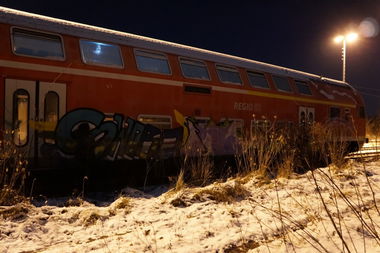 Graffiti Train in Magdeburg - Photo by Goodfellaz - Sword, Phek, Mitch (2015)