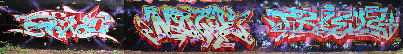 Graffiti Wall - Photo by Goodfellaz - Dies, Nowe, Trieb