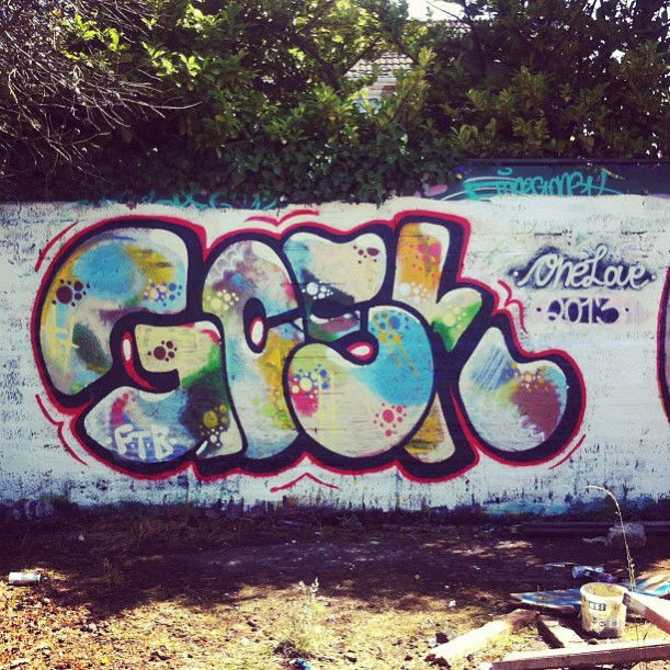 Graffiti Wall in Bournemouth - Photo by Gosh - FTB