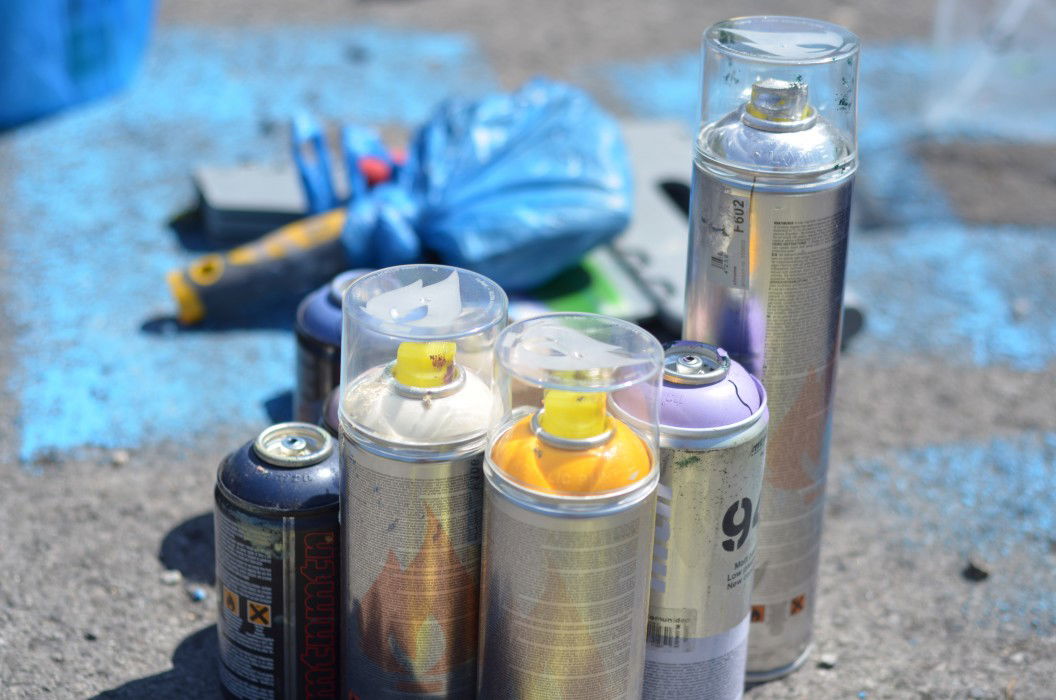 Graffiti Artwork - Photo by Gosh - Paint, Flame, 94