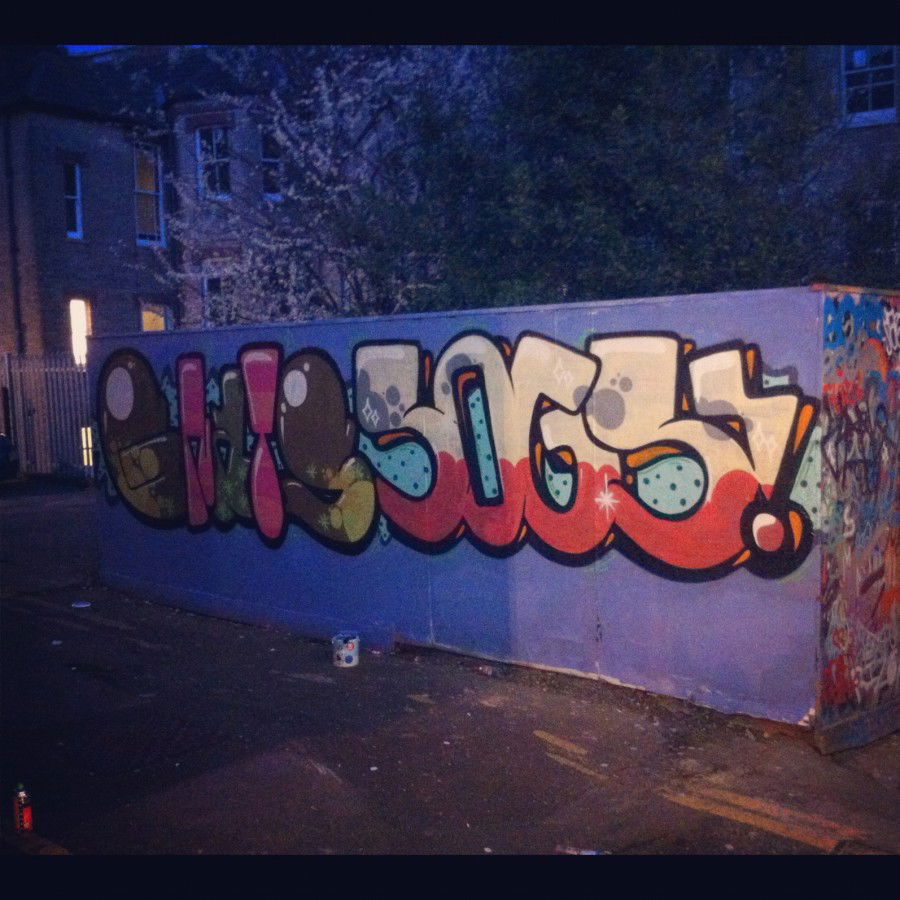 Graffiti Wall - Photo by Gosh - FTB, CB, GXR