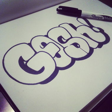 Graffiti Sketch - Photo by Gosh - Simple