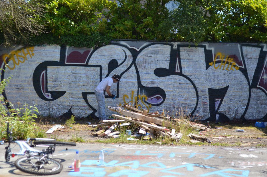 Graffiti Wall - Photo by Gosh - FTB, Big