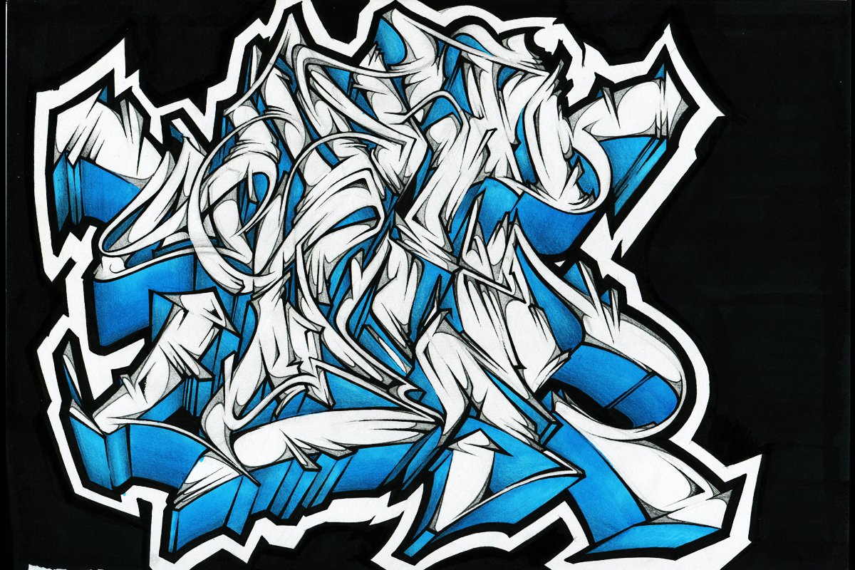 Graffiti Sketch in Tomsk - Photo by GraY - calligraphy, calligraffiti, graffiti (2012)