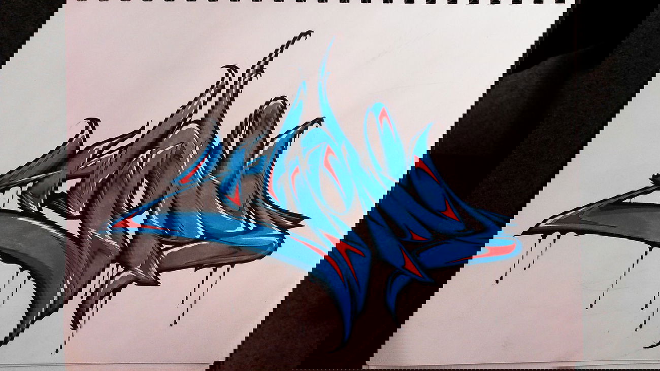 Graffiti Sketch in Tomsk - Photo by GraY - calligraffiti, calligraphy, gray (2012)