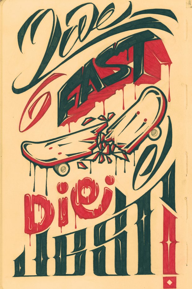 Graffiti Sketch in Tomsk - Photo by GraY - calligraffiti, calligraphy, gray (2013)