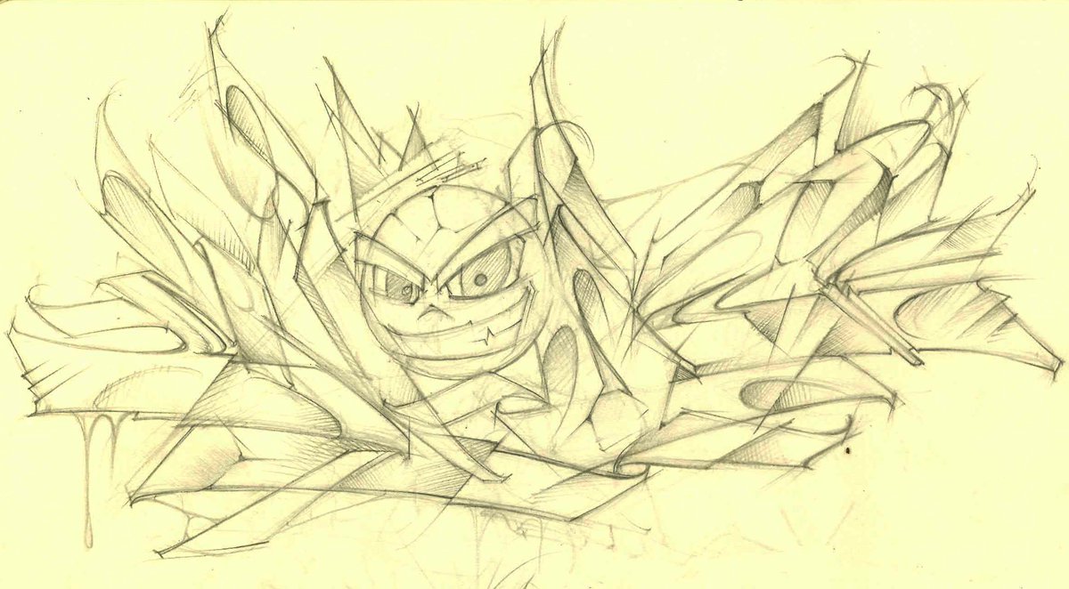 Graffiti Sketch - Photo by GraY - calligraffiti, calligraphy, gray (2013)