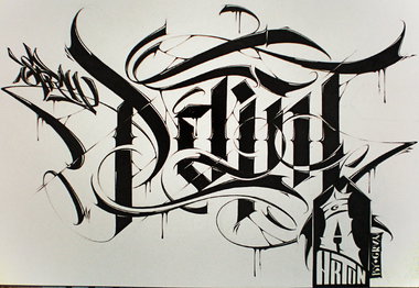 Graffiti Sketch - Photo by GraY - calligraffiti, calligraphy, gray (2013)