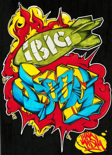 Graffiti Sketch - Photo by GraY - calligraffiti, calligraphy, gray (2014)