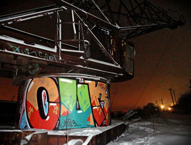 Graffiti Bombing - Photo by Graf - Our (2013)