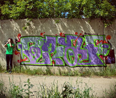 Graffiti Wall in Bugulma - Photo by Graf - Graf (2013)