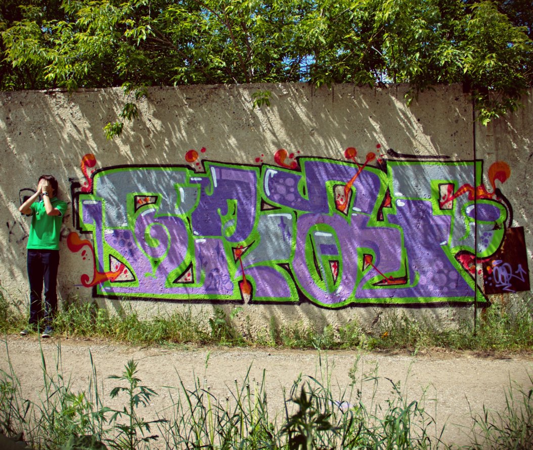 Graffiti Wall in Bugulma - Photo by Graf - Graf (2013)