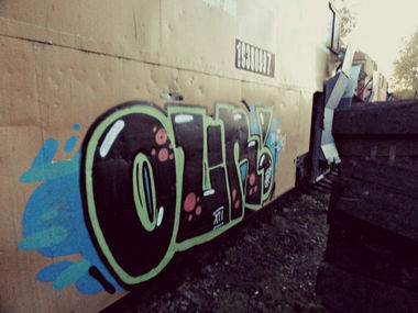 Graffiti Train in Bugulma - Photo by Graf - Our (2012)