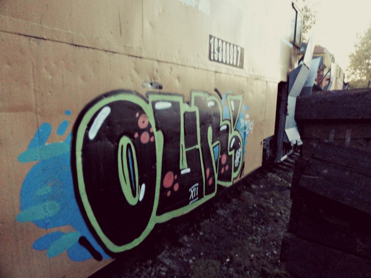 Graffiti Train in Bugulma - Photo by Graf - Our (2012)