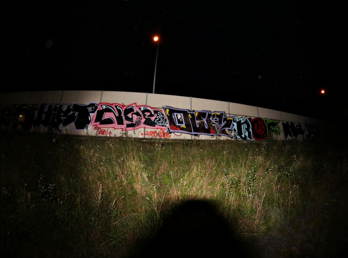 Graffiti Bombing - Photo by Graf - SLD_DIRT_NSB_OUR_ROF_NOR_BOECK (2013)