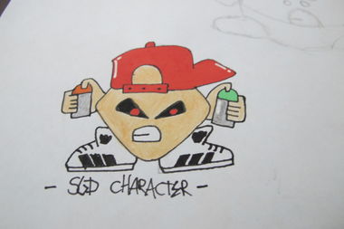 Graffiti Wall - Photo by GraffDraw13 - character (2016)