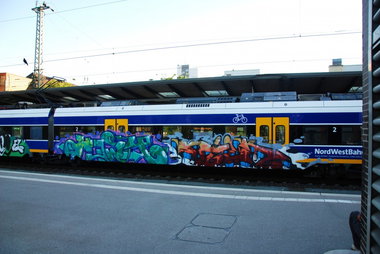 Graffiti Train in Bremen - Photo by GraffFreak (2013)