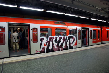 Graffiti Train in Hamburg - Photo by GraffFreak - Layup