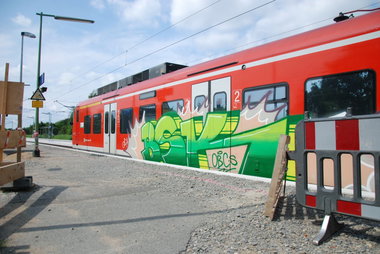 Graffiti Train in Hannover - Photo by GraffFreak - BSK (2013)