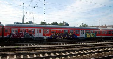 Graffiti Train in Hannover - Photo by GraffFreak - CHO (2013)