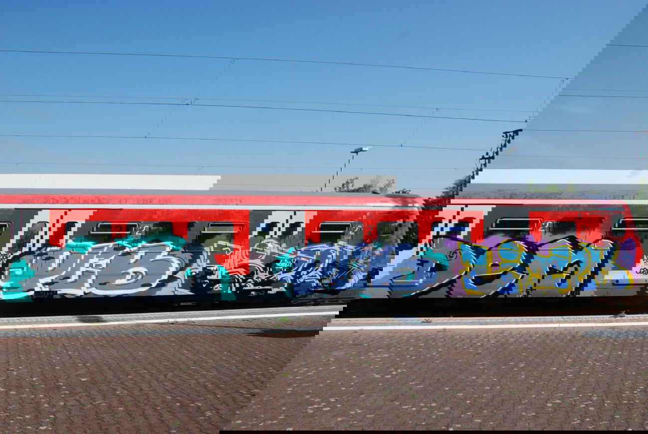 Graffiti Train - Photo by GraffFreak (2013)