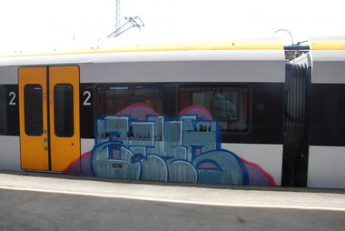 Graffiti Train - Photo by GraffFreak (2013)
