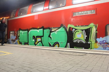 Graffiti Train - Photo by GraffFreak (2013)