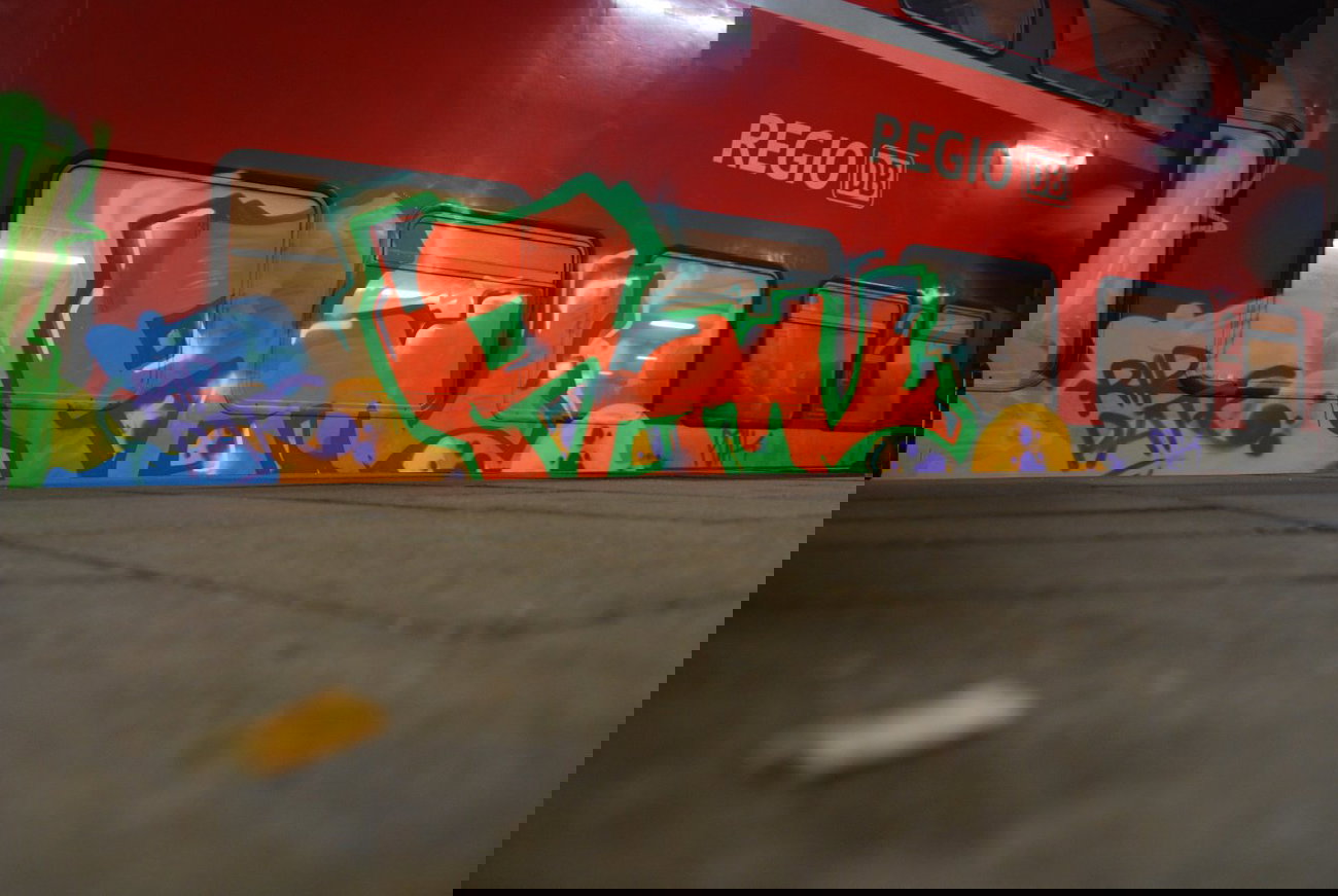 Graffiti Train - Photo by GraffFreak (2013)