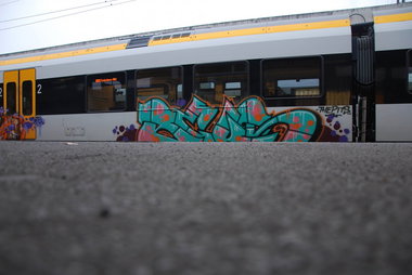 Graffiti Train - Photo by GraffFreak (2013)