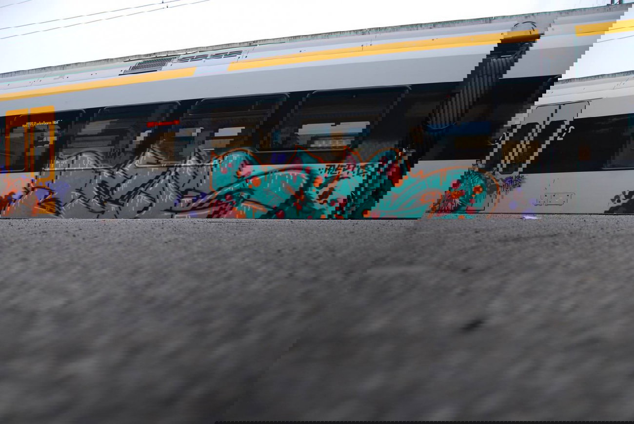 Graffiti Train - Photo by GraffFreak (2013)