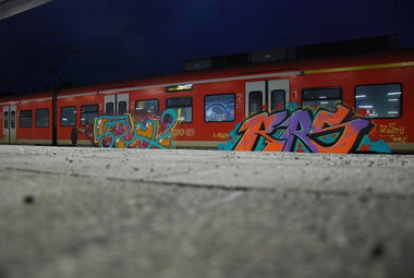 Graffiti Train - Photo by GraffFreak (2013)