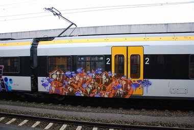 Graffiti Train - Photo by GraffFreak (2013)
