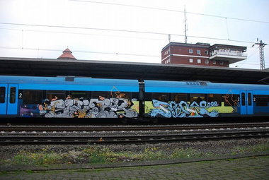 Graffiti Train - Photo by GraffFreak (2013)