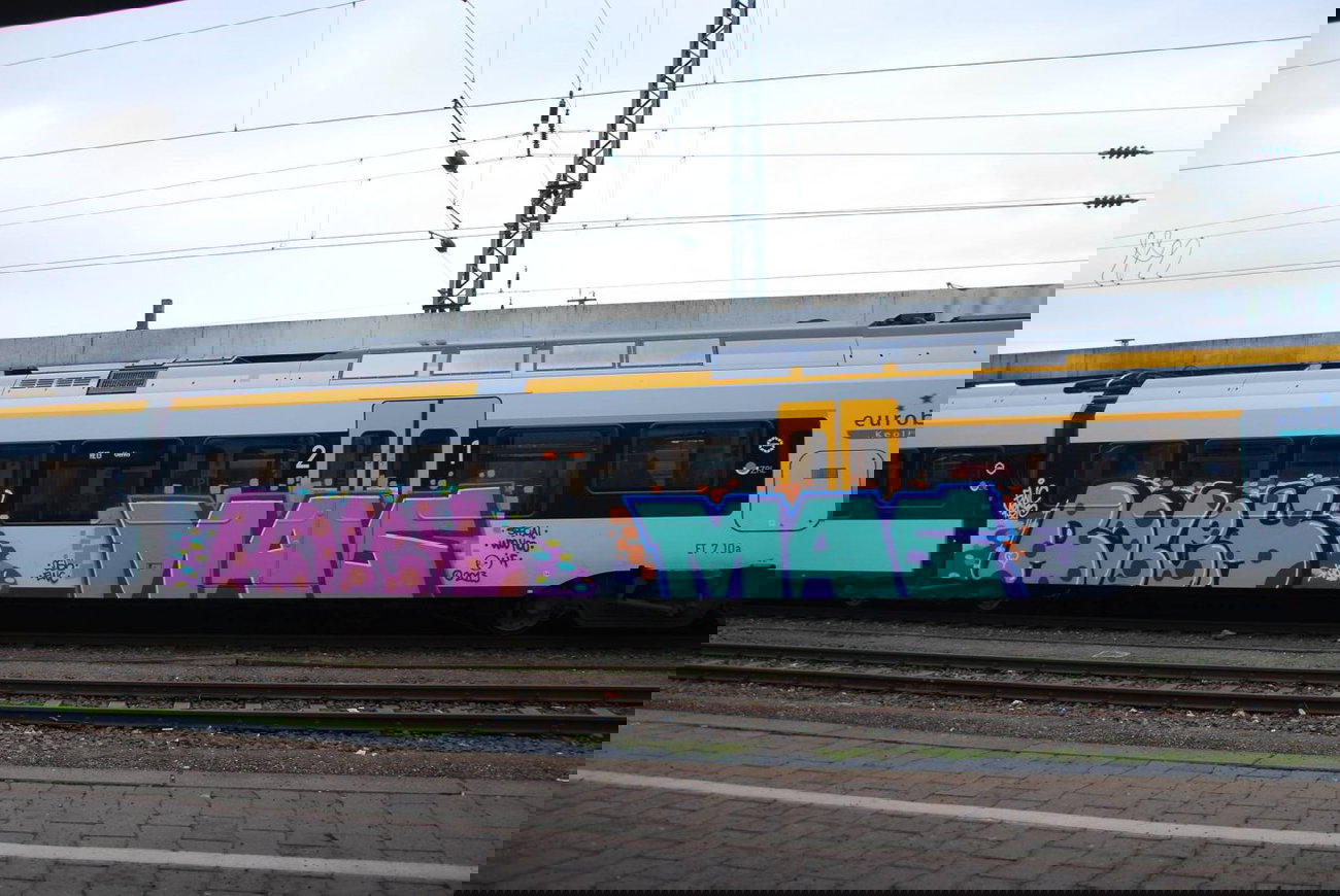 Graffiti Train - Photo by GraffFreak (2013)