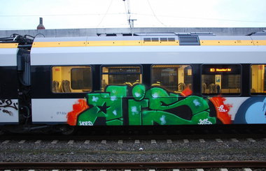 Graffiti Train - Photo by GraffFreak (2013)