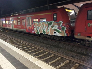 Graffiti Train - Photo by GraffFreak (2013)