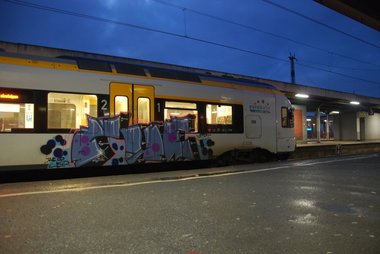 Graffiti Train - Photo by GraffFreak (2013)