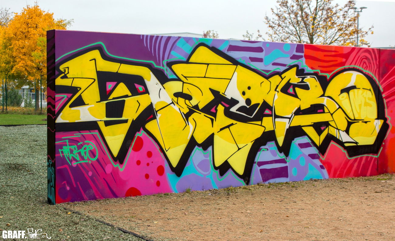 Graffiti Wall - Photo by GraffFunk - nitro, inksulin, pysk