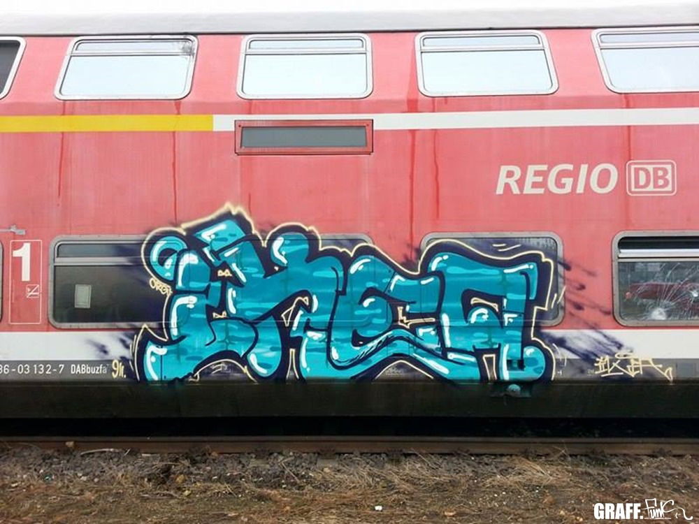 Graffiti Train - Photo by GraffFunk - leipzig