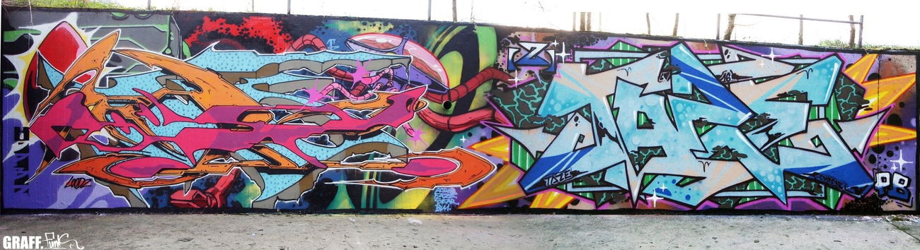 Graffiti Wall - Photo by GraffFunk - loodz, taser, graffiti