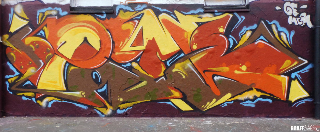 Graffiti Wall - Photo by GraffFunk - leipzig, grafffunk, pame