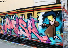 Graffiti Train - Photo by GraffFunk - Leipzig, amisk, peg